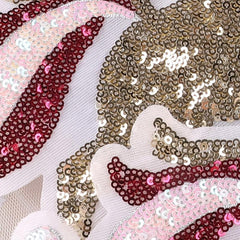 Sequined Unicorn Computer Embroidery Label Patch Stickers