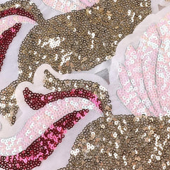 Sequined Unicorn Computer Embroidery Label Patch Stickers