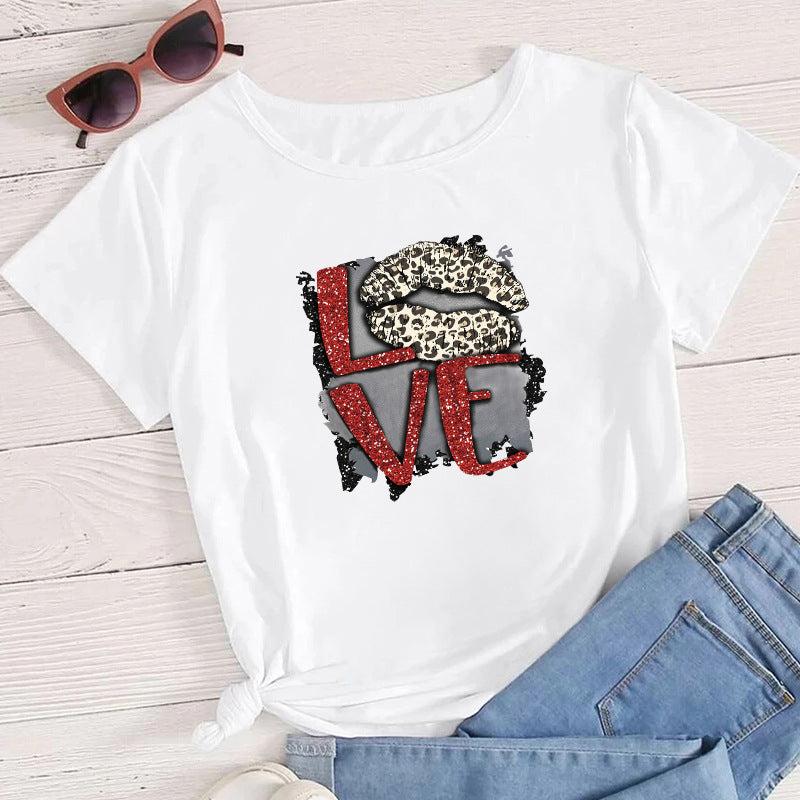 LOVE Lip Iron On Patches Laundry Resistant Sticker