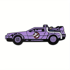 Purple Armed Car Enamel Pins Metal Paint Badges