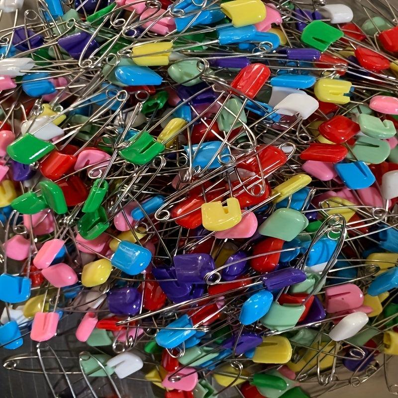 20pc Stainless Steel Pins Multicolor Headscarf Large Safety Pin