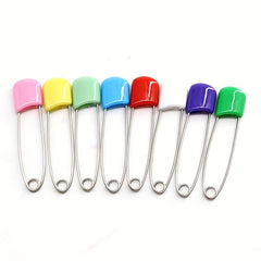 20pc Stainless Steel Pins Multicolor Headscarf Large Safety Pin