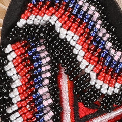 1pc Heart Beaded Embroidery Patches for DIY Clothes Accessories