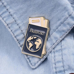 Protect Earth Enamel Brooch Creative Decorative Accessory