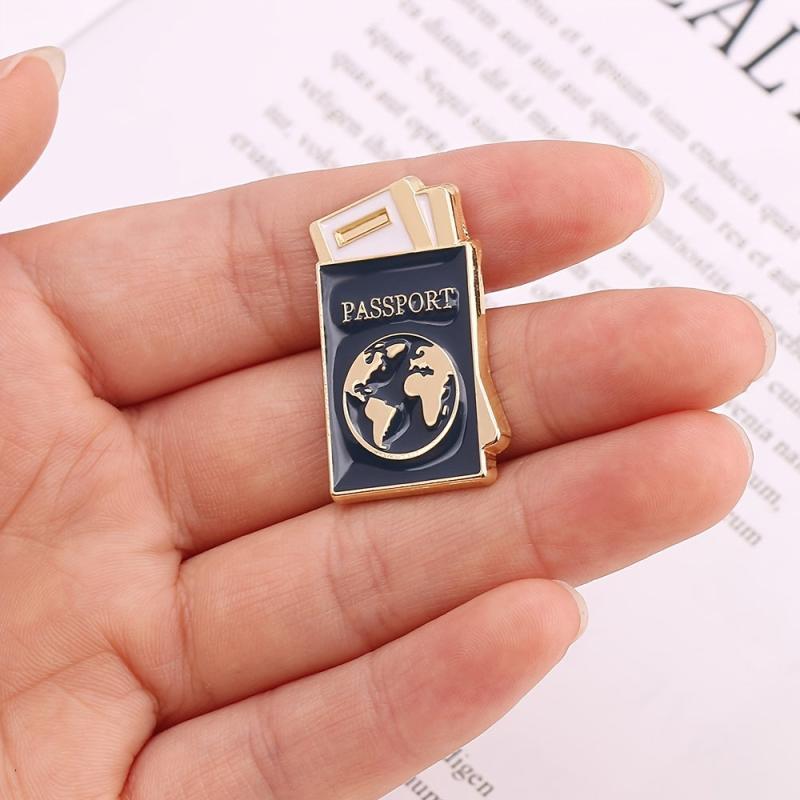 Protect Earth Enamel Brooch Creative Decorative Accessory