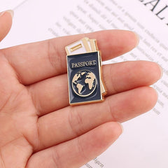 Protect Earth Enamel Brooch Creative Decorative Accessory