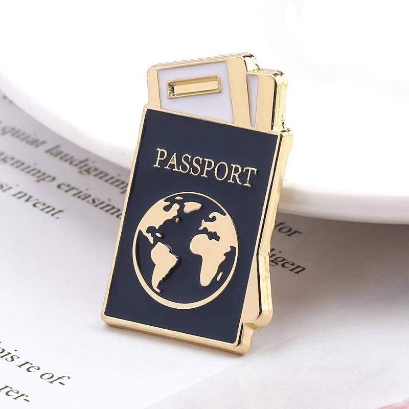 Protect Earth Enamel Brooch Creative Decorative Accessory
