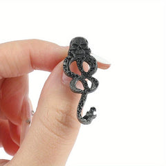 Vintage Snake Brooch Gothic Punk Jewelry