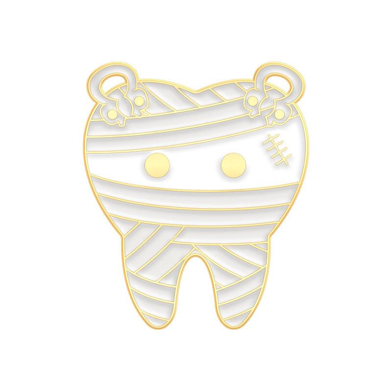 Love Teeth Funny Brooch For Men Pins