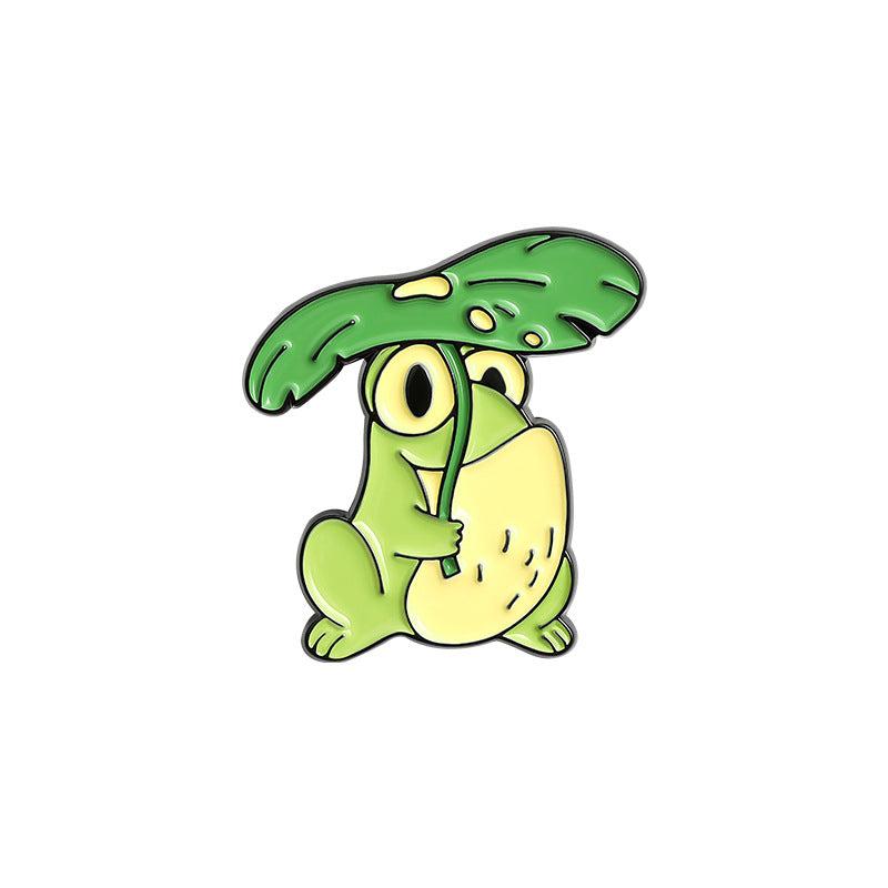 Cartoon Frog Brooch Playing Guitar Frog Brooch