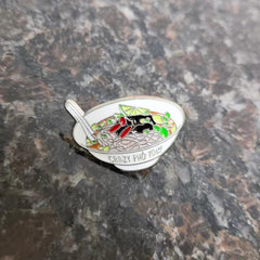 Men's Creative Noodle Enthusiast Brooches