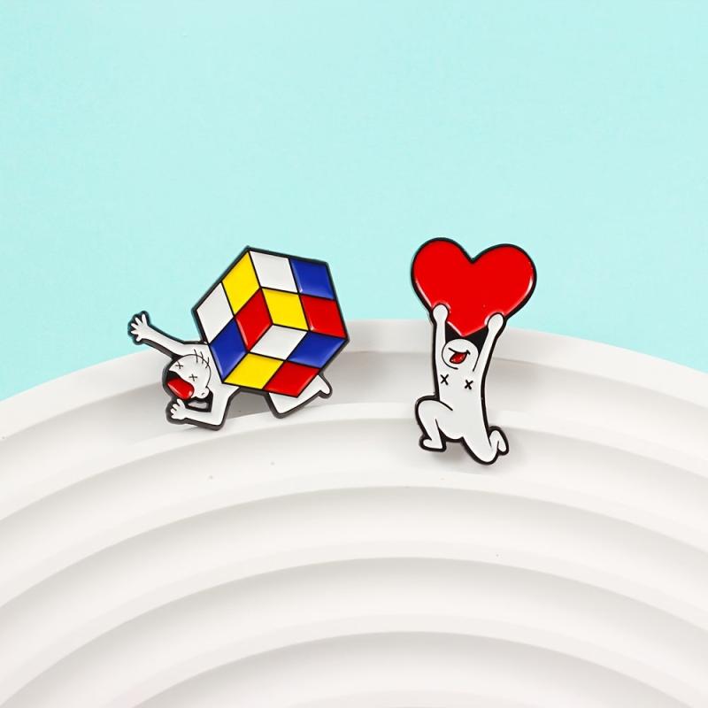 Happy Little Man Brooch - Adorable Pin for Men