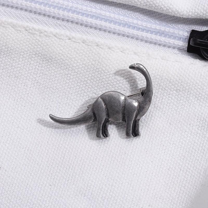 Metal Dinosaur Shape Brooch Backpack Hat Pin
