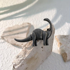 Metal Dinosaur Shape Brooch Backpack Hat Pin
