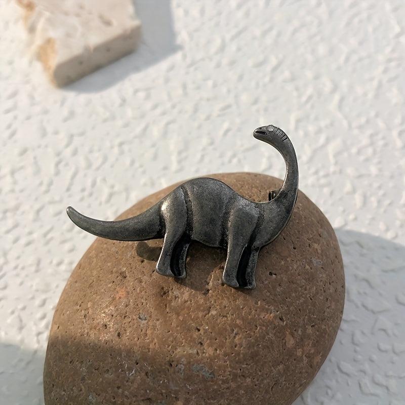 Metal Dinosaur Shape Brooch Backpack Hat Pin