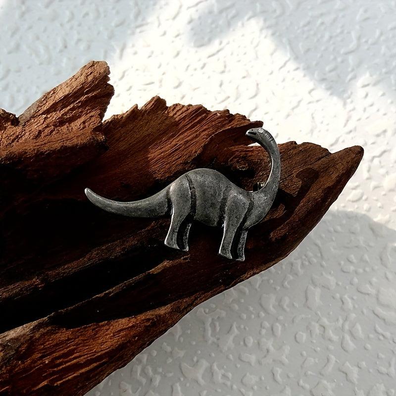 Metal Dinosaur Shape Brooch Backpack Hat Pin