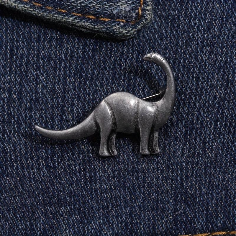 Metal Dinosaur Shape Brooch Backpack Hat Pin