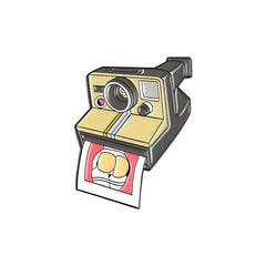 Cartoon Camera Photography Brooch