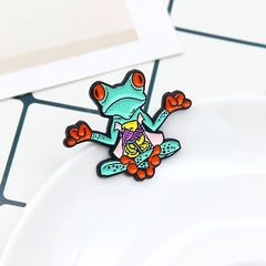 Men's Cartoon Animal Brooch for Clothes