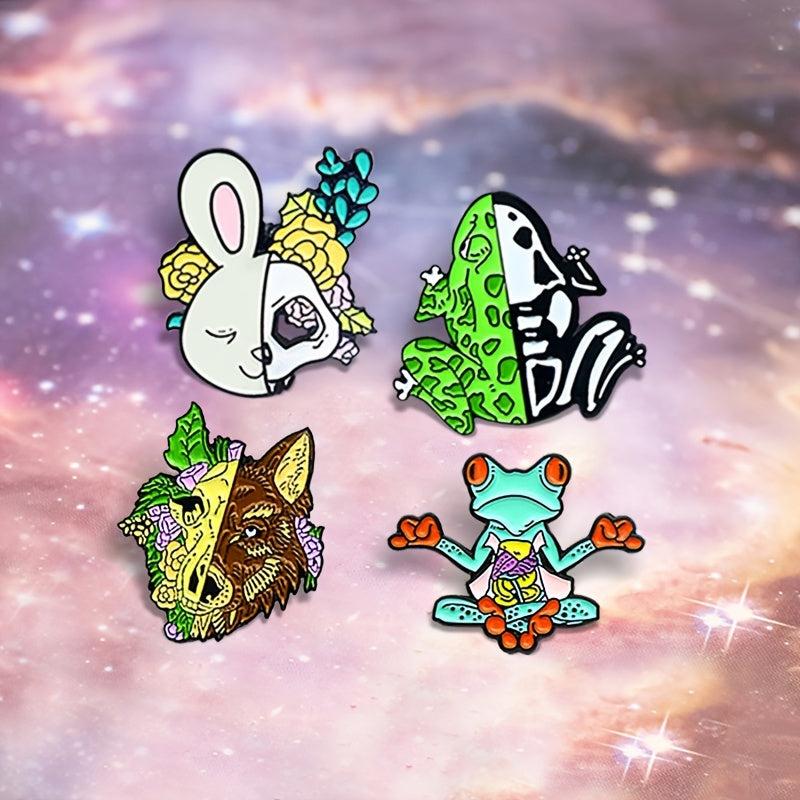 Men's Cartoon Animal Brooch for Clothes