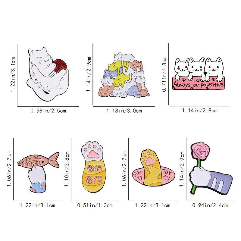 Cartoon Cat Paw Brooch
