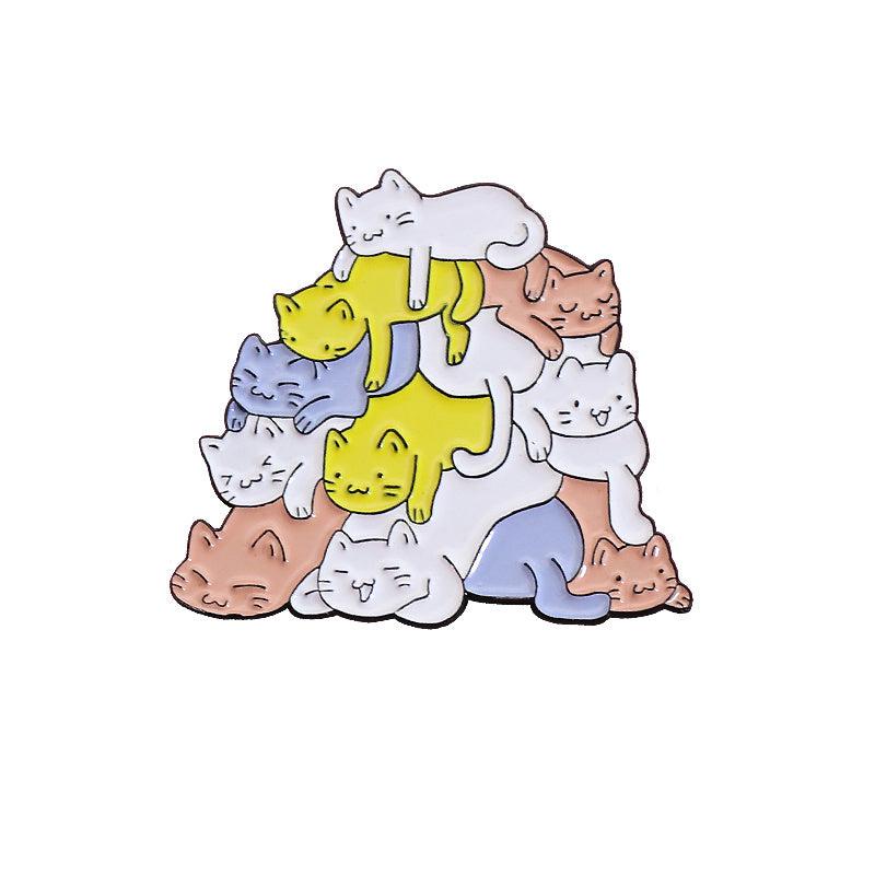 Cartoon Cat Paw Brooch