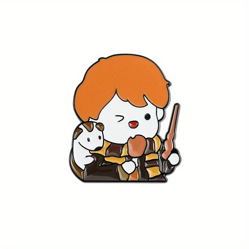 School Student Council President Brooch for Men