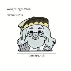 School Student Council President Brooch for Men