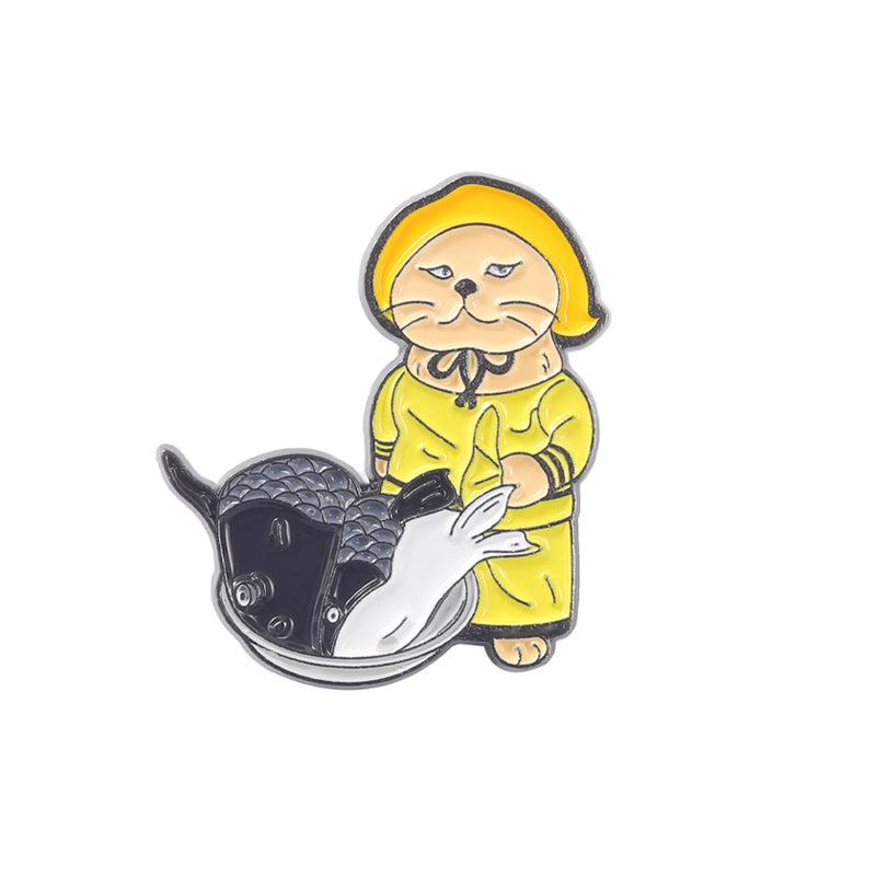 Cat Pattern Zinc Alloy Pin