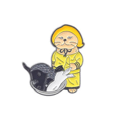 Cat Pattern Zinc Alloy Pin