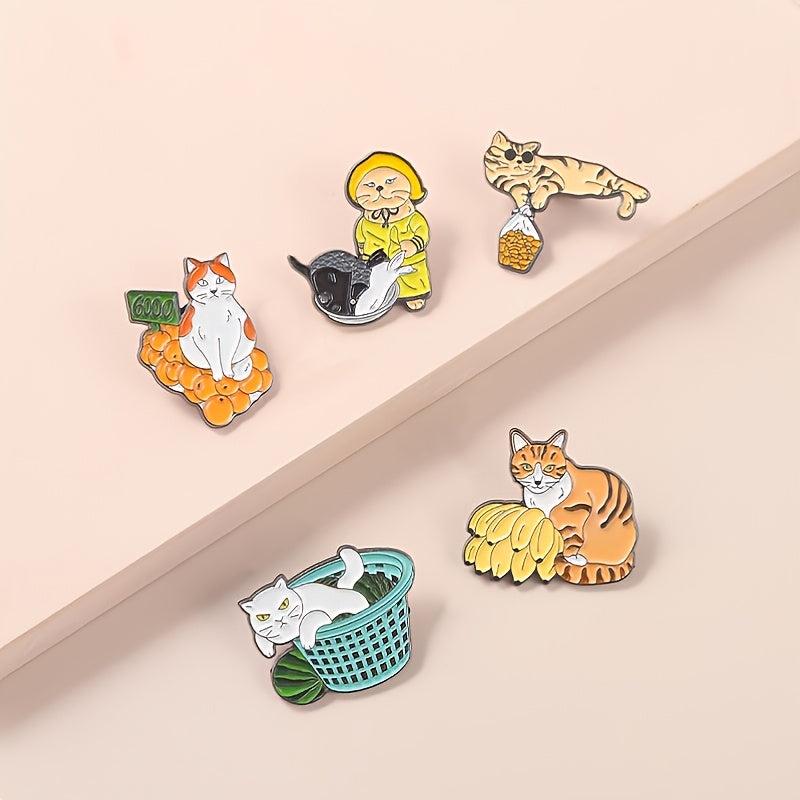 Cat Pattern Zinc Alloy Pin