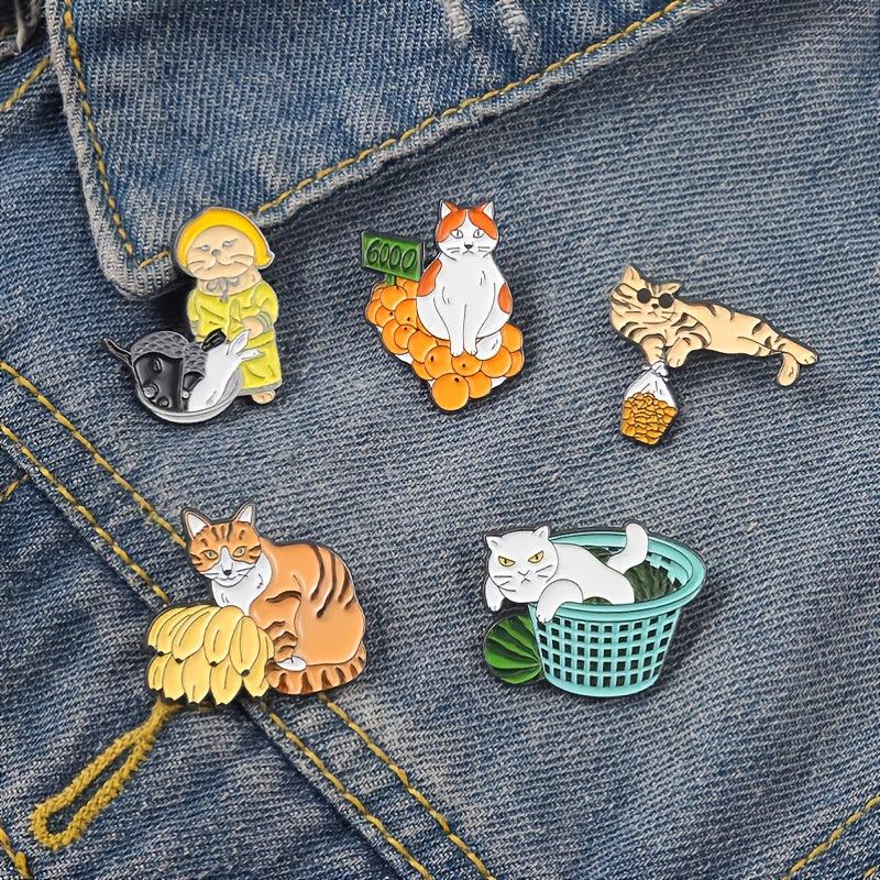 Cat Pattern Zinc Alloy Pin