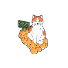 Cat Pattern Zinc Alloy Pin