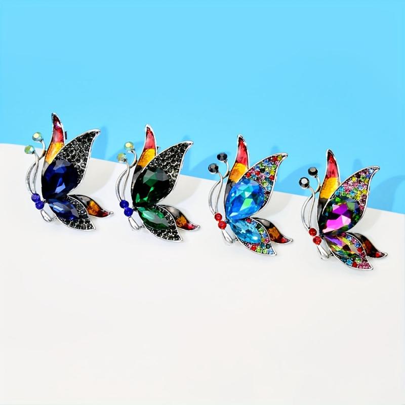 Butterfly Brooches For Men Insect Pin For Wedding Party Jewelry