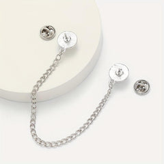 Pearl Chain Brooch Clothing Accessory Corsage