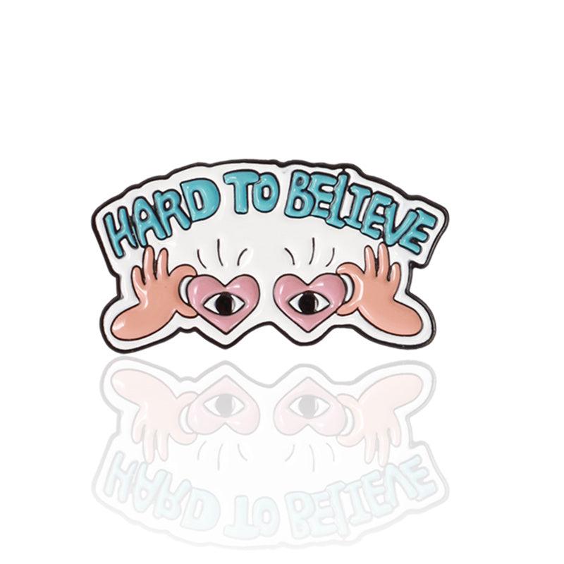 Large Eye Shaped Brooch Magnifying Glass Cat Rabbit Squid Bear