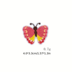 Cartoon Flower Embroidery Cloth Stickers DIY Clothing Accessories Decoration
