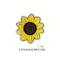 Cartoon Flower Embroidery Cloth Stickers DIY Clothing Accessories Decoration