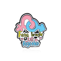 Summer Swimsuit Roller Skates Film Brooch