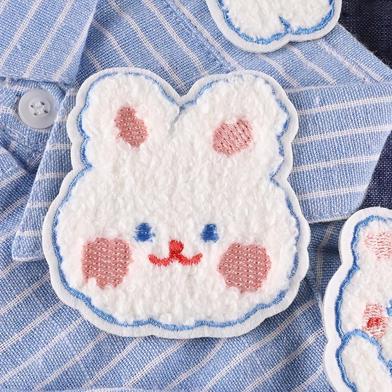 5pcs Rabbit DIY Iron On Patches For Clothing