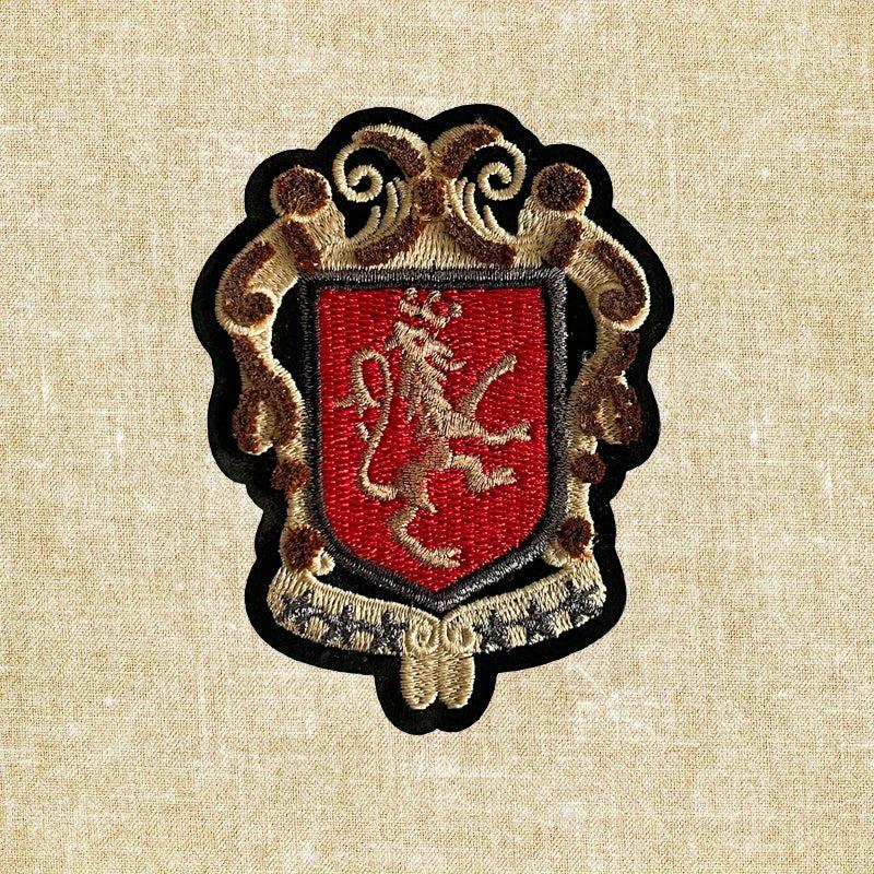 Crown Shield Patch - For Blazers, Jackets & Denim - Hole Repair