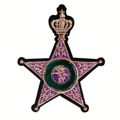 Crown Shield Patch - For Blazers, Jackets & Denim - Hole Repair