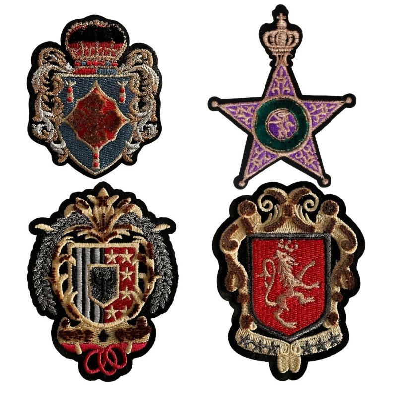 Crown Shield Patch - For Blazers, Jackets & Denim - Hole Repair