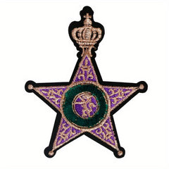 Crown Shield Patch - For Blazers, Jackets & Denim - Hole Repair