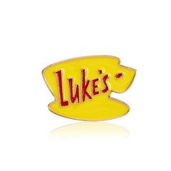 Bright Eye Letter Lukes Alloy Pin Clothing Bag Accessories Couple Pin
