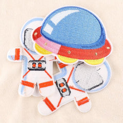 3pcs Astronaut Embroidery DIY Patch for Clothes Backpack Hat