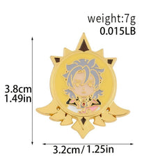 Cartoon Character Brooches Enamel Pins Metal Badges Backpack Clothes Accessories