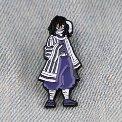 Men's Anime Enamel Pin - Cartoon Funny Pins for Clothes