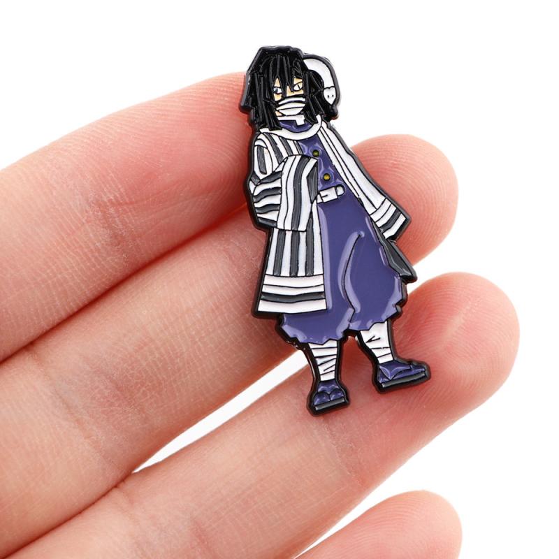Men's Anime Enamel Pin - Cartoon Funny Pins for Clothes