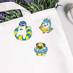 Cartoon Animal Brooches for Kids